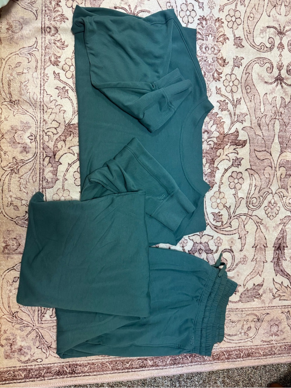DSG Teal Track Pants & Long Sleeve Jogger Top Set
